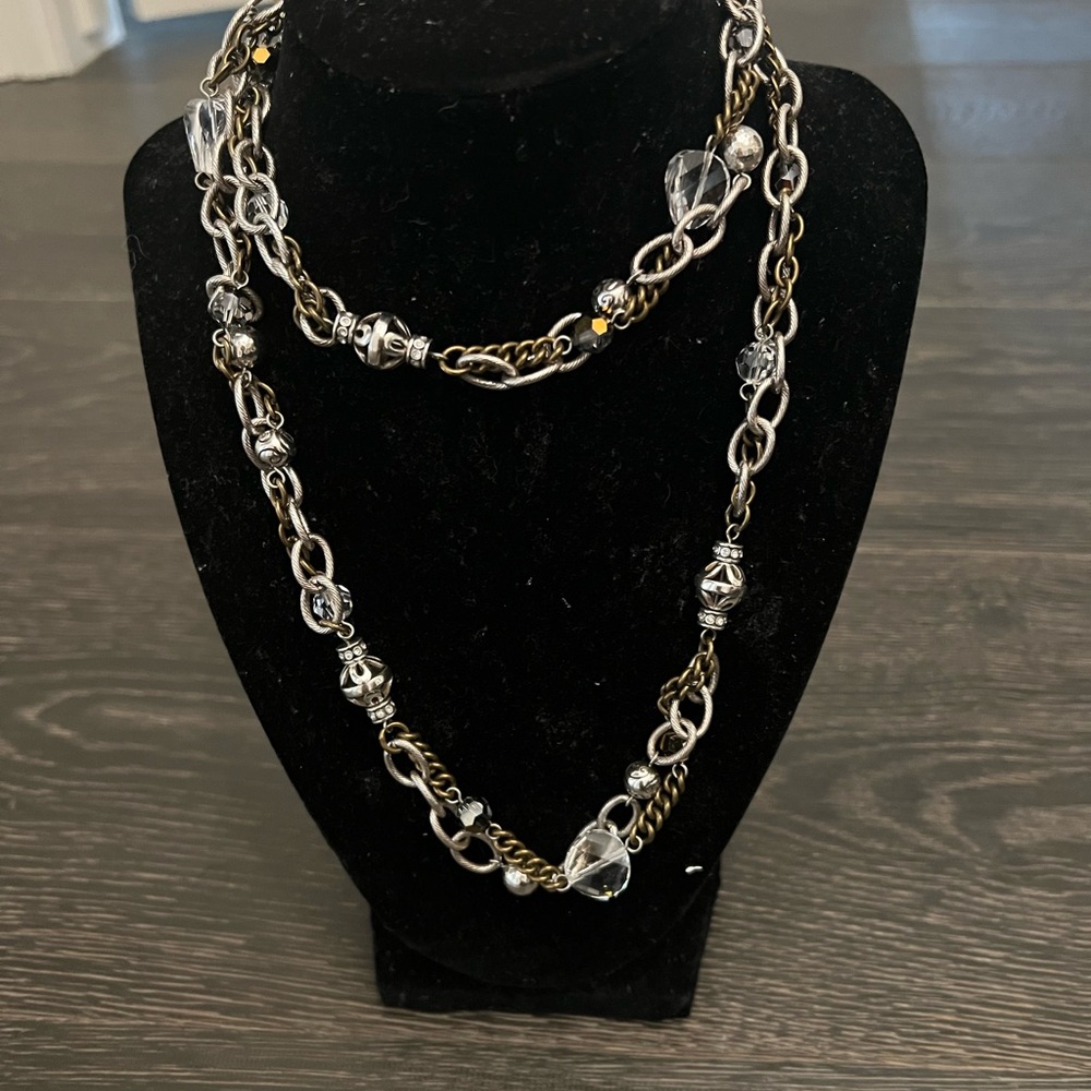 Brighton Metal Play necklacece and bracelet let set